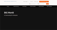 Desktop Screenshot of bigworlddirectory.com